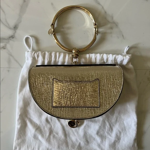 Chloe small Nile metallic leather minaudiere - Picture 2 of 10